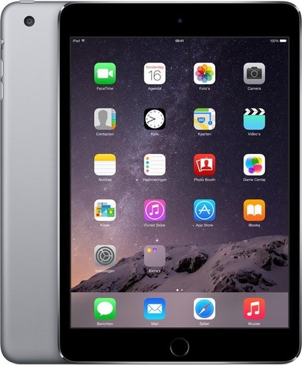 [1002] APPLE iPad Mini 3 64 GB 7.9" Zwart Wi-Fi